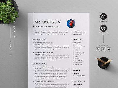 Resume/CV vector