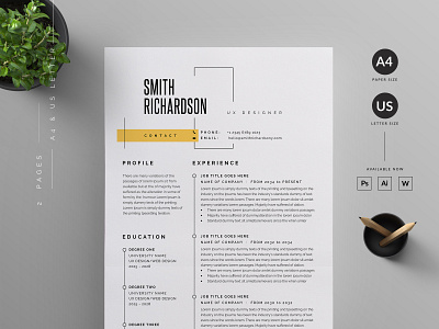 Resume/CV vector