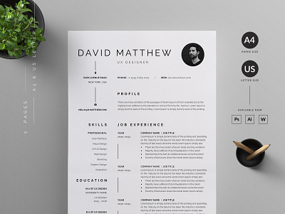 Resume/CV vector