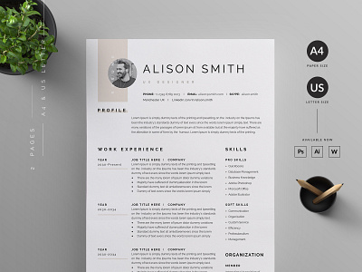 Resume/CV vector