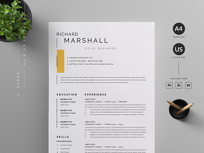 Resume/CV ai design cv