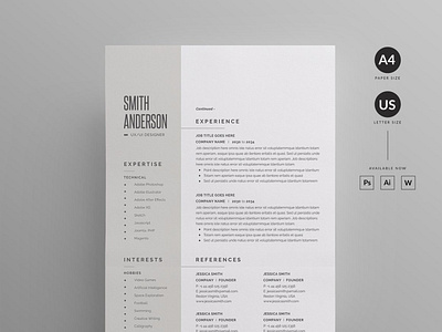 Resume/CV by Reuix Studio on Dribbble