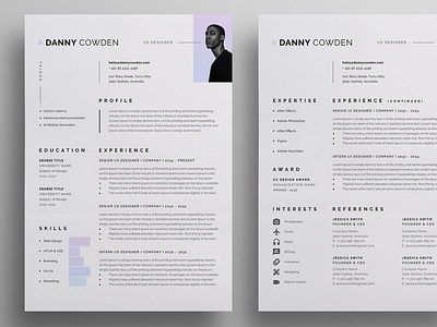 Resume/CV by Reuix Studio on Dribbble