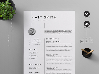 Resume/CV vector