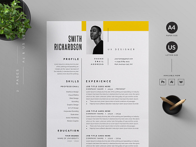 Resume/CV vector