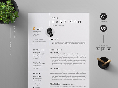 Resume/CV vector