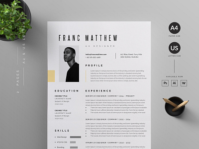 Resume/CV vector