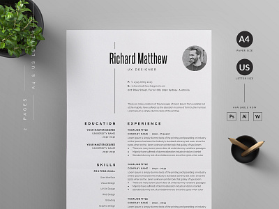 Resume/CV vector