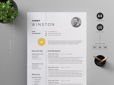 Resume/CV vector