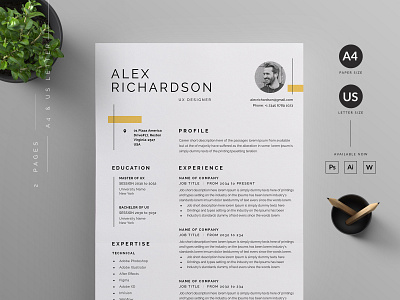 Resume/CV vector