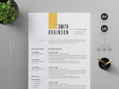 Resume/CV vector