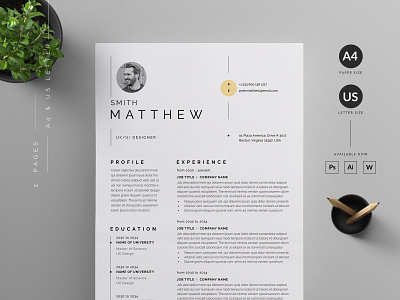 Resume/CV vector