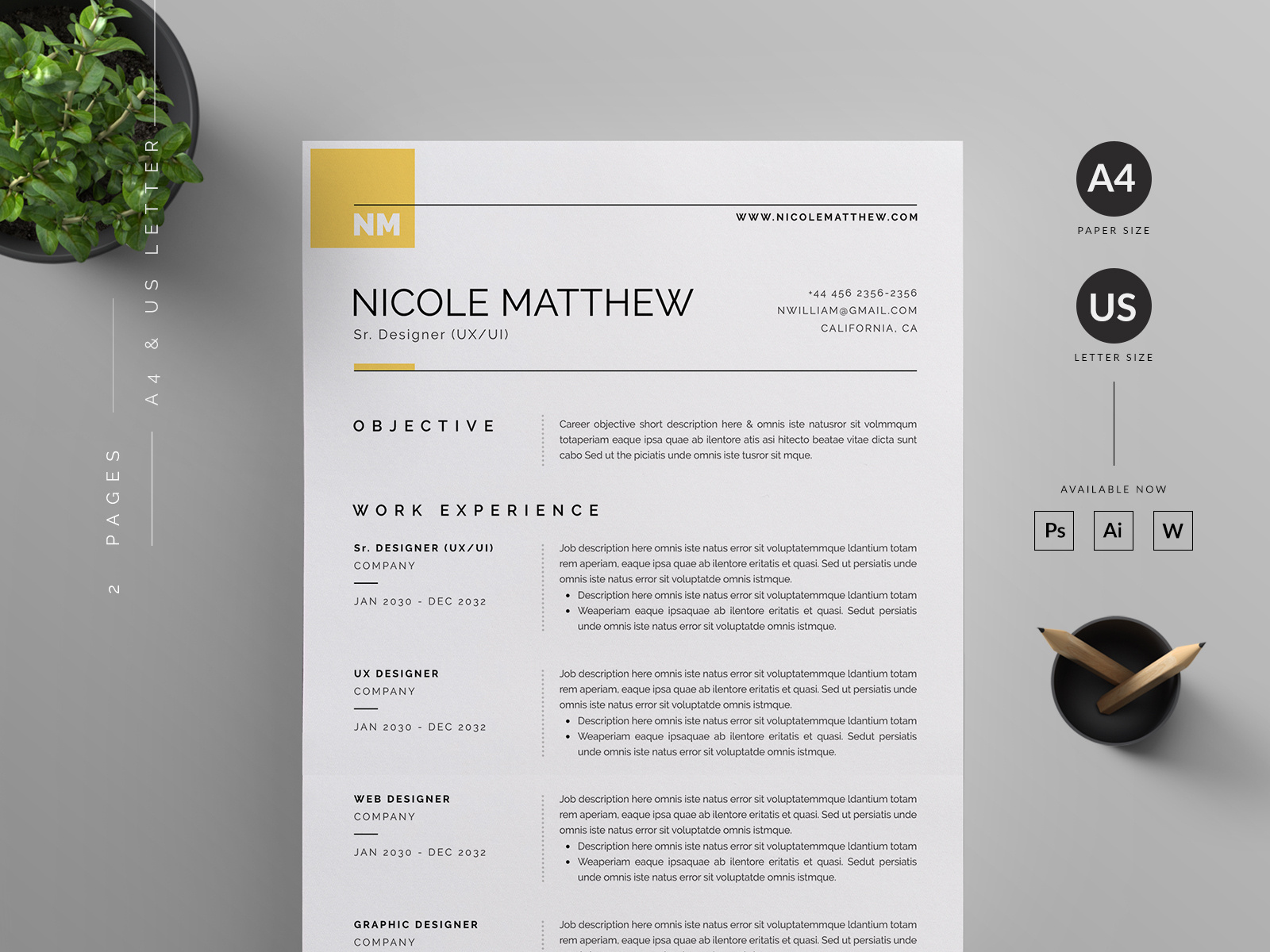 Resume/CV cover letter cover letter template creative curricular vitae cv design cv template designer resume die microsoft word minimal modern ms word professional resume resume bundle resume design resume template us letter vector word