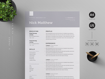 Resume/CV cover letter cover letter template creative curricular vitae cv design cv template designer resume die microsoft word minimal modern ms word professional resume resume bundle resume design resume template us letter vector word