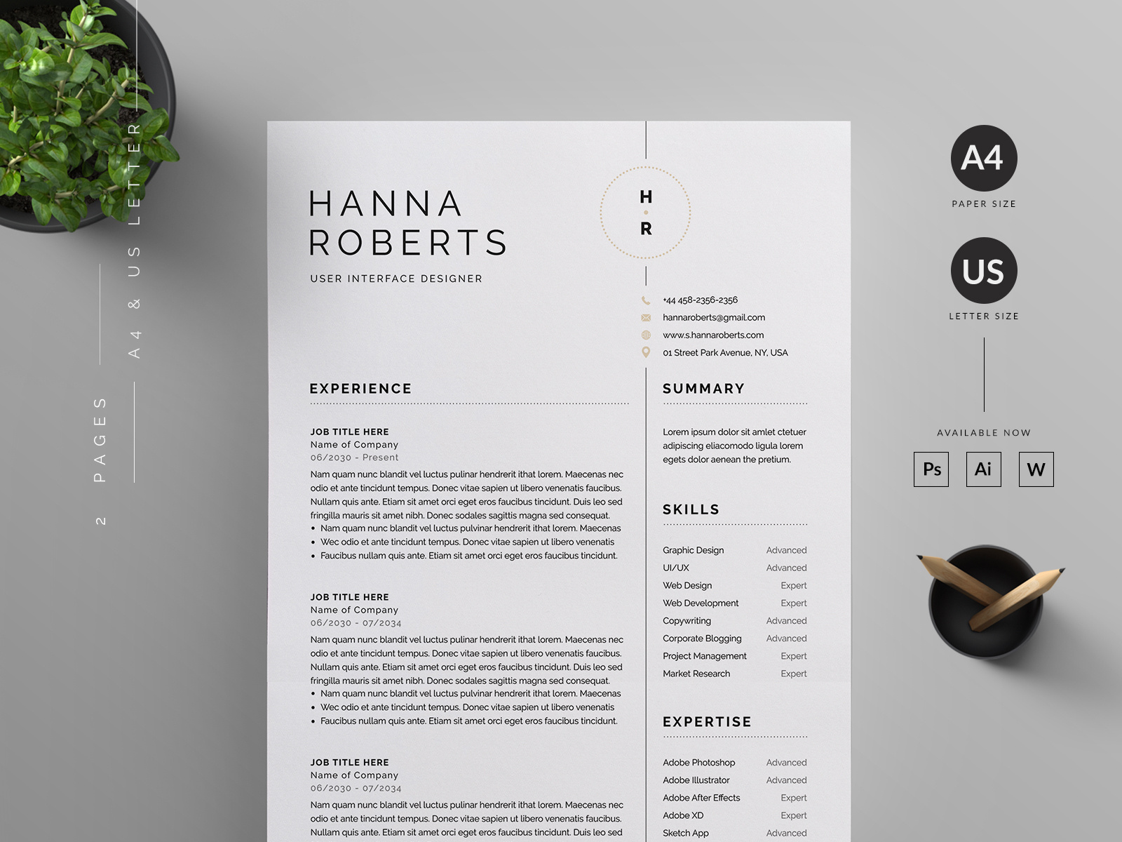 Resume/CV cover letter cover letter template creative curricular vitae cv design cv template designer resume die microsoft word minimal modern ms word professional resume resume bundle resume design resume template us letter vector word