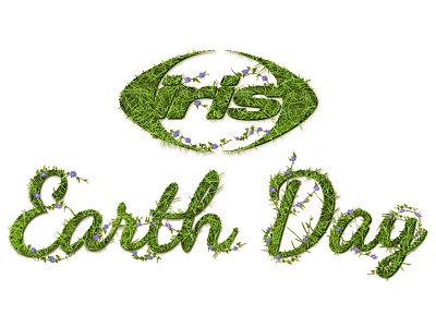 iris earth day logo