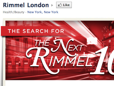 Rimmel London Facebook page- The search for the next Rimmel 10