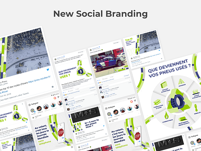 New social Branding branding concept illustration post social social network socialmedia typography ui vector