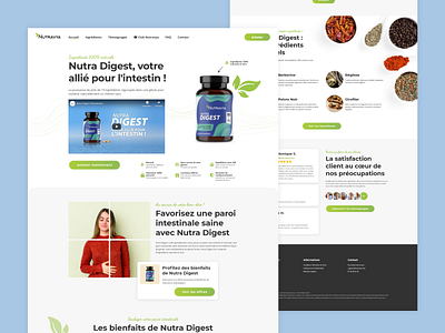 E-Commerce Dietary Supplements Home Page