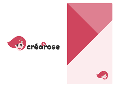 New logo design - creaderose branding icon identity illustration logo website