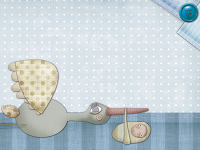 baby shower digital illustration