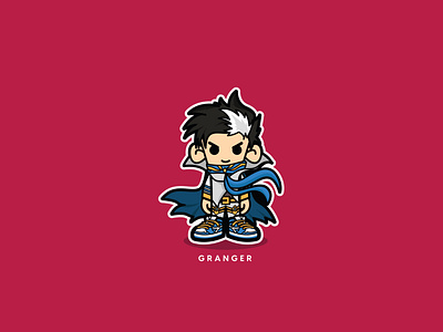 Granger Mobile Legend Chibi Character brand design icon illustration logo logodesign vector