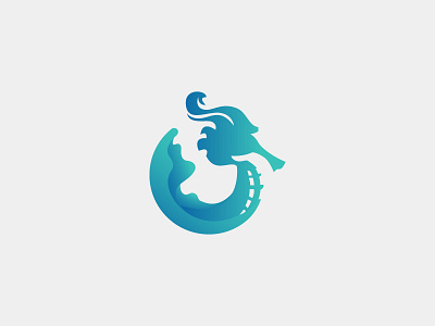 Sea Horse brand branding design designart icon identity illustration logo logodesign yuwandapixel