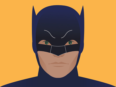 Adam West Batman adam west batman dccomics design illustration vector