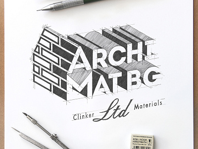 ArchiMatBG archimatbg brainyworksgraphics brand branding creative works design designworks drawinglogo graphicdesign hand drawn handdrawing handdrawn handmade inspiration logo logodesign typography vector vectorgraphic vectorgraphics