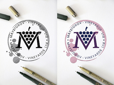 MAYSTOROV VINEYARDS Ltd.  Design Logo