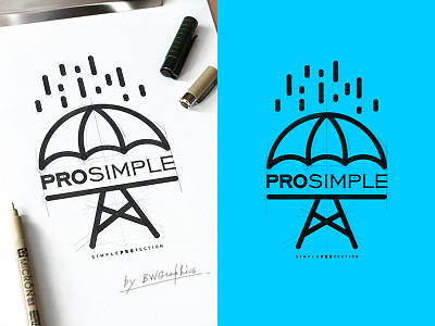 PRO SIMPLE Design Logo