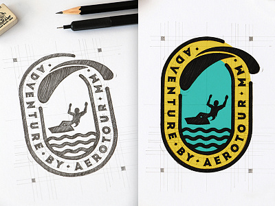 ADVENTURE LOVERS - Creative Logo brainyworksgraphics brand color logo design graphicdesign handdrawn inspiration logo logodesign vector graphics