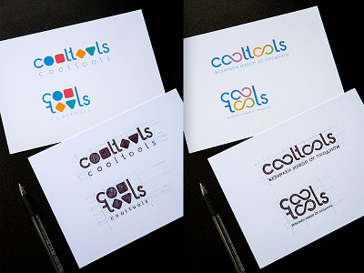 COOLTOOLS BW-Color Logos brainyworksgraphics brand cooltools design graphicdesign handdrawn inspiration logo logodesign