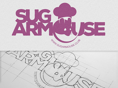 Sugarmouse Design Logo brainyworksgraphics brand design designlogo drawinglogo graphicdesign handdrawn inspiration logo logodesign sugarmouse