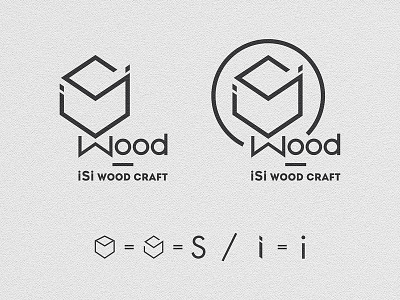 Isi Wood Craft Design Logo brainyworksgraphics brand design digital logo inspiration logo typography