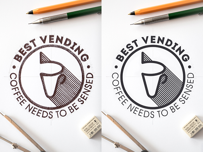 Best Vending Design Logo By Brainy Works Logos On Dribbble