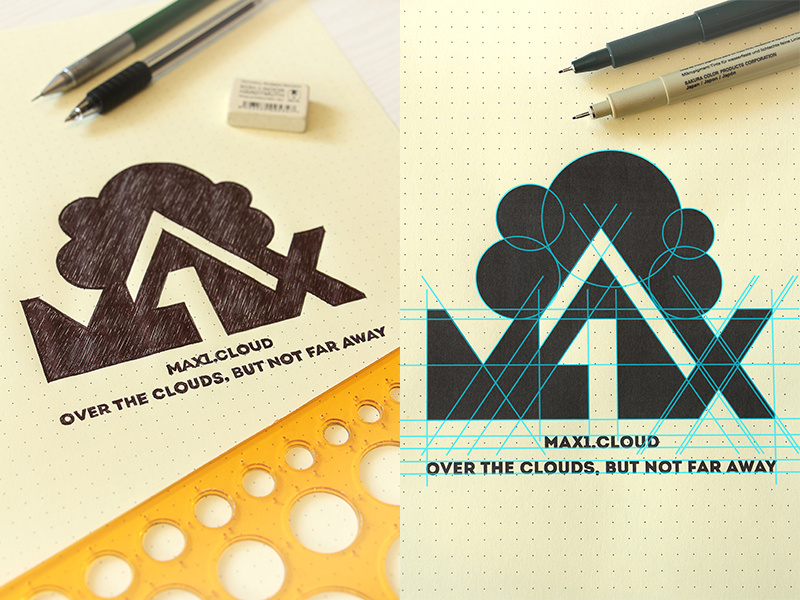 Max1.Cloud Design Logo vectorlogiclines vectorlines designgeometry inspiration design vectors vector typography vectorgraphics handmade brand drawinglogo handdrawn logodesign graphicdesign logo max1.cloud brainyworksgraphics