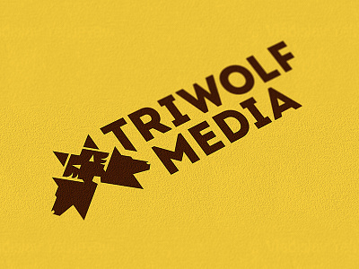 TRIWOLF Media Digital Logo brainyworksgraphics brand drawinglogo graphicdesign handdrawn inspiration logo logodesign vector vectorgraphics