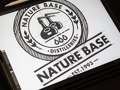 Natur Base Design Logo iPad Pro