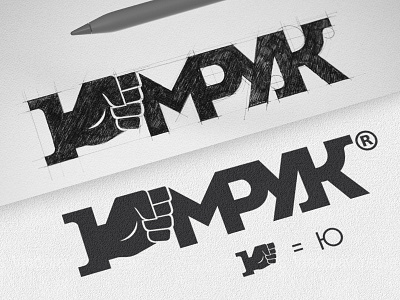 Yomruk applepencil brainyworksgraphics drawinglogo graphicdesign handdrawn handmade inspiration ipadpro logo logodesign