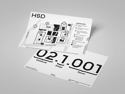 Design work for HSD (map flyer)