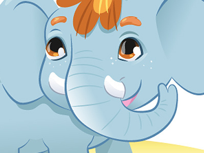 baby elephant adobe illustrator baby character elephant for abc