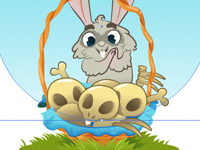 The Hungry Rabbit animal illustration rabbit vector