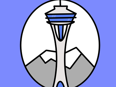 Seattle design illustration ipadpro procreate ui