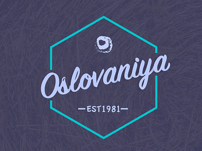 Oslovaniya Logo art light logo text vector