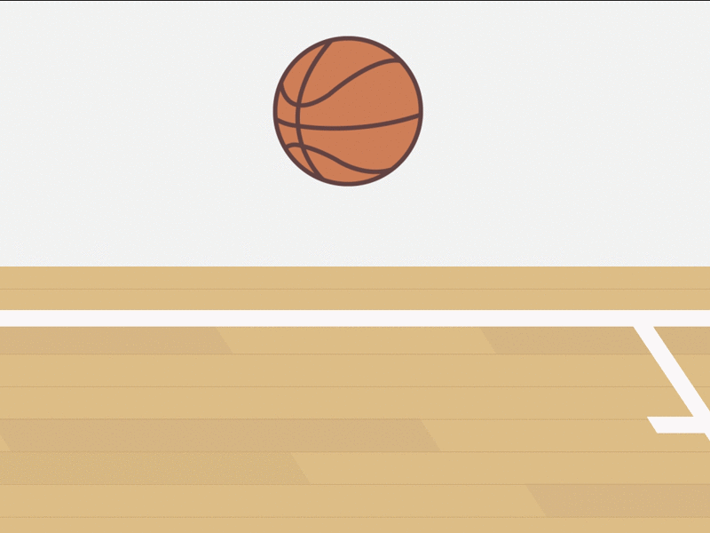 Ball Bounce after effects animation basketball bounce gif