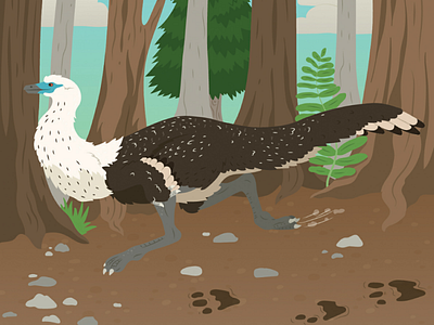 Running Ornithomimus