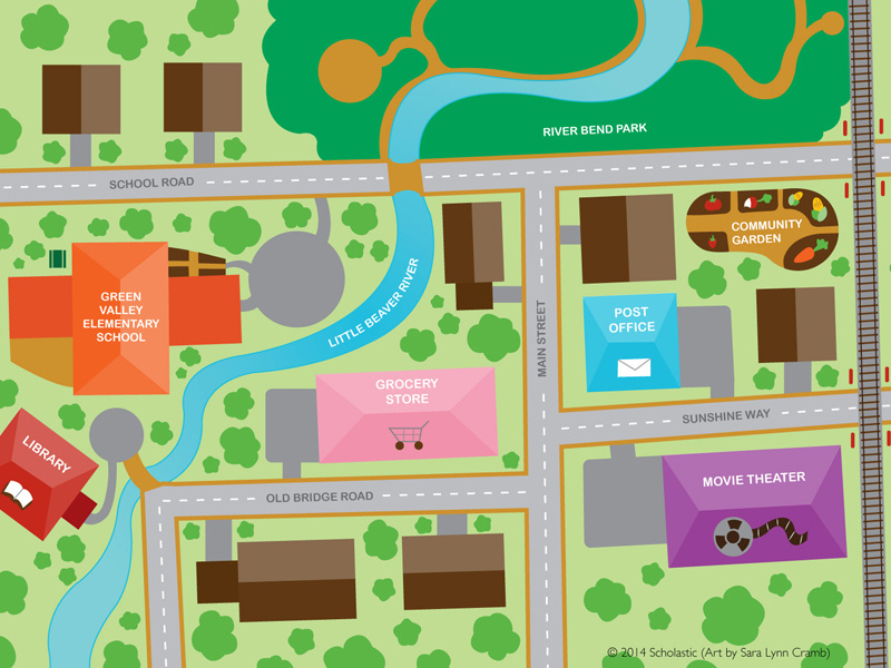 Neighborhood Map By Sara Lynn Cramb On Dribbble