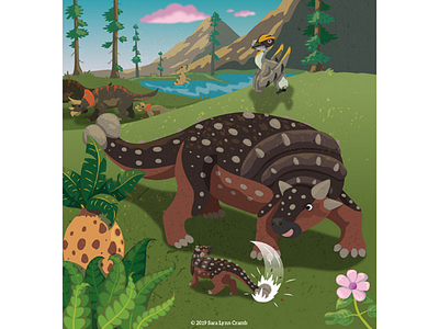 Proud Ankylosaur parent