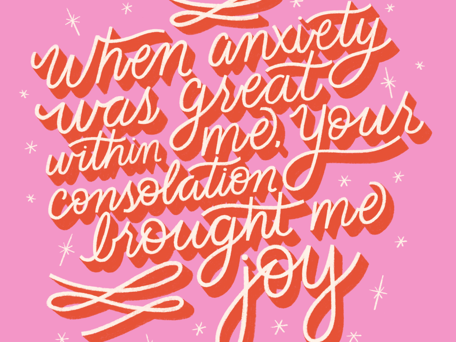 Psalm 94:19 By Andrea Rochelle On Dribbble